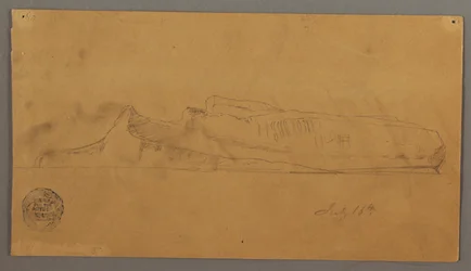 Dibujo, Iceberg flotante, 16 de julio de 1859