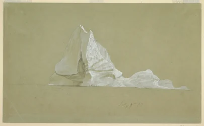 Dibujo, Iceberg flotante, 9 de julio de 1859