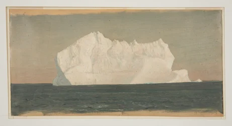 Dibujo, Iceberg flotante, junio o julio de 1859
