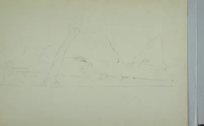 Dibujo, Iceberg flotante, junio o julio de 1859