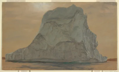Dibujo, Iceberg gris, junio o julio de 1865