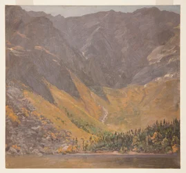 Dibujo, Gran Cuenca, Monte Katahdin, Maine, antes de 1878
