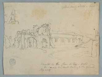 Drawing, Hospital de San Juan de Dios, Honda, Colombia, 1853