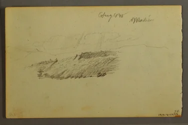 Dibujo, Casa, velero, planta, septiembre de 1844