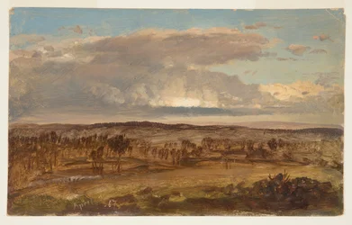 Dibujo, Valle de Hudson, abril de 1867