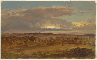 Dibujo, Valle de Hudson, abril de 1867