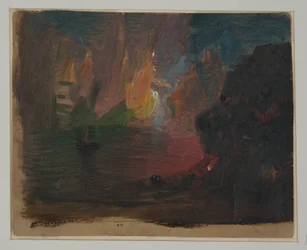 Dibujo, Fantasía del iceberg, hacia 1859