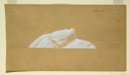 Dibujo, Iceberg, Terranova, 21 de junio de 1859