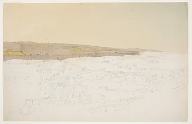 Dibujo, Jerusalén, vista general, abril (), 1868