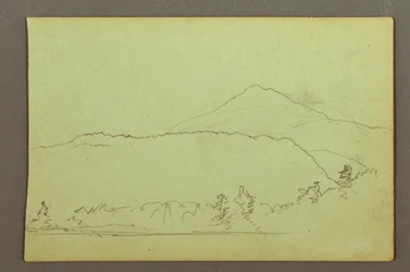 Dibujo, Lago, hillrange, posiblemente 1856