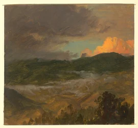 Dibujo, Paisaje, 1865