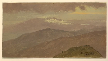 Dibujo, Paisaje, agosto de 1865