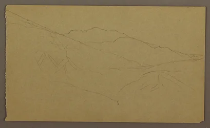 Dibujo, Paisaje, mayo-agosto de 1865