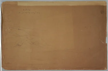 Dibujo, Paisaje cerca de Guaranda, Ecuador, 4 de junio de 1857