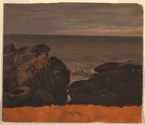 Dibujo, Costa de Maine, ca. 1850