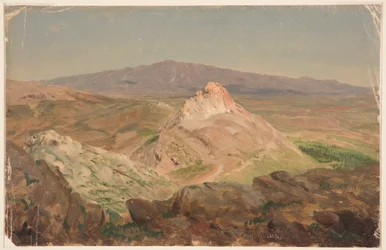 Dibujo, Monte Pentélico, abril de 1869