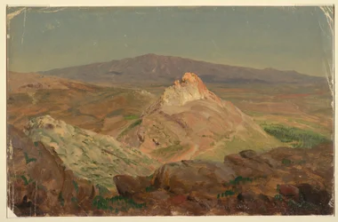 Dibujo, Monte Pentélico, abril de 1869
