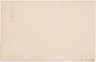 Dibujo, Paisaje montañoso al atardecer, 1865