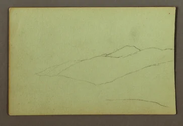 Dibujo, Mountain Ridge, posiblemente 1856