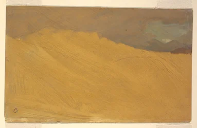 Dibujo, Paisaje montañoso, 1860-70