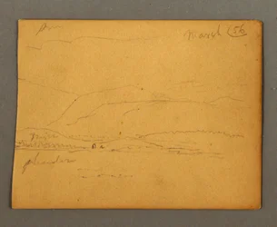 Dibujo, Montañas, marzo de 1856