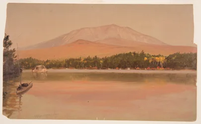 Dibujo, Monte Katahdin desde Togue Pond, 1875-80