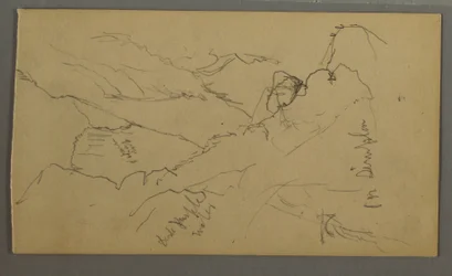 Dibujo, Valle Estrecho, 1868