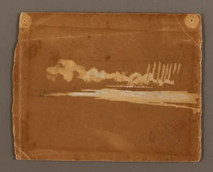 Dibujo, Cataratas del Niágara, posiblemente 1856