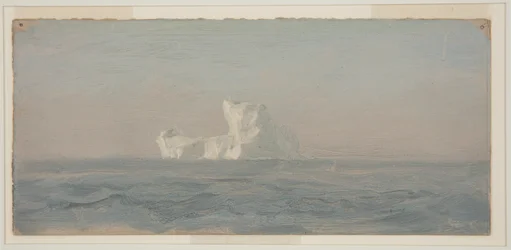 Dibujo, frente a Iceberg, Terranova, junio de 1859