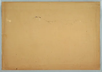 Dibujo, Contorno del monte Katahdin, Maine, ca. 1856-60
