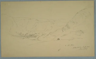Dibujo, puerto de Petty, 24 de junio de 1859