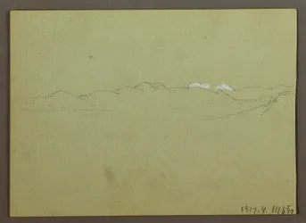 Dibujo, Estudio de plantas y paisajes, 28 de abril de 1869