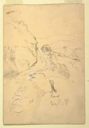 Dibujo, Carretera en Ecuador, 3 de julio de 1857