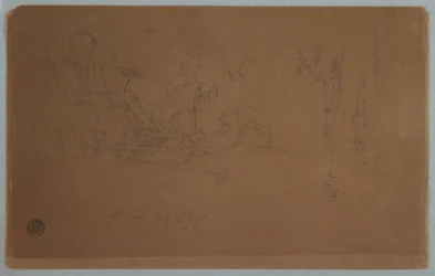 Dibujo, Saberreta, Ecuador, 23 de julio de 1857