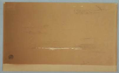 Dibujo, Paisaje marino, Costa del Labrador, junio o julio de 1859