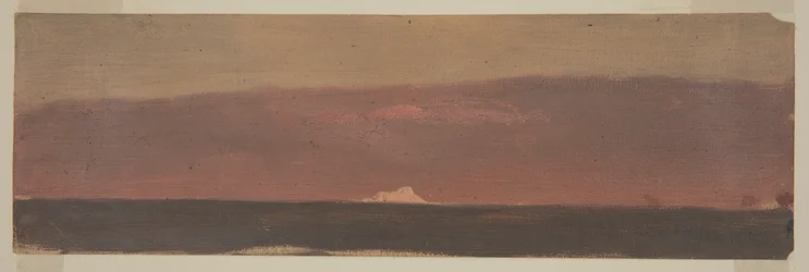 Dibujo, Paisaje marino con iceberg, 1859