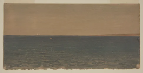 Dibujo, Paisaje marino con iceberg, 1859