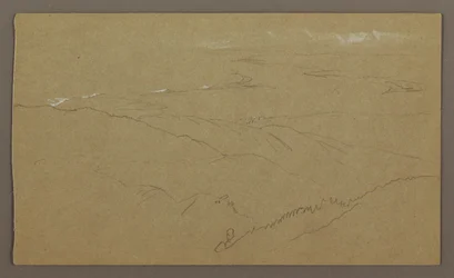 Dibujo, Costa y mar, "Bloxburgh", agosto de 1865