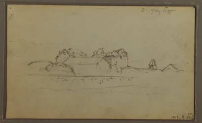 Dibujo, Bocetos, Ecuador o Colombia; Verso: Bocetos, Ecuador o Colombia, 1857
