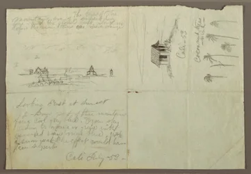 Dibujo, Bocetos de Calé, Colombia, julio de 1853