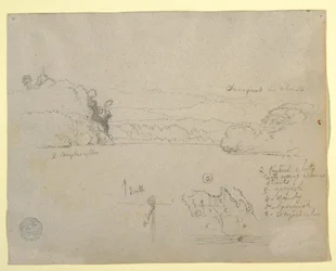 Dibujo, Bocetos de Sudamérica, 1853, probablemente mayo