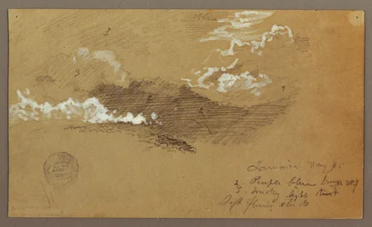 Dibujo, cielo, mayo de 1865