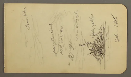 Dibujo, Cielo sobre Irlanda, 1878