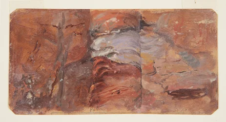 Dibujo, Estudio de rocas, Petra, febrero de 1868