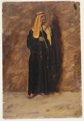 Dibujo, Estudio de un beduino de pie, 1868