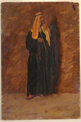 Dibujo, Estudio de un beduino de pie, 1868