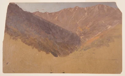 Dibujo, Estudio de la Gran Cuenca, Monte Katahdin, 1860-70