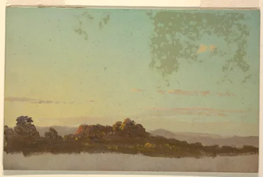 Dibujo, Paisaje de verano, 1870-80