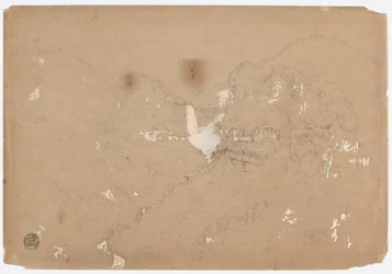 Dibujo, Salto del Tequendama cerca de Bogotá, Colombia, 1853