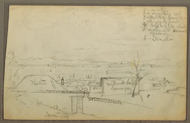 Dibujo, Pueblo (¿Ecuador), 1853